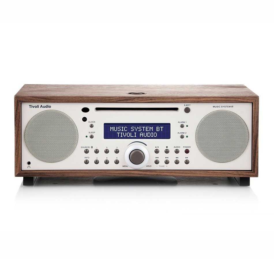 Tivoli Audio Music BT All-In-One Wireless Bluetooth System (Walnut/Beige)