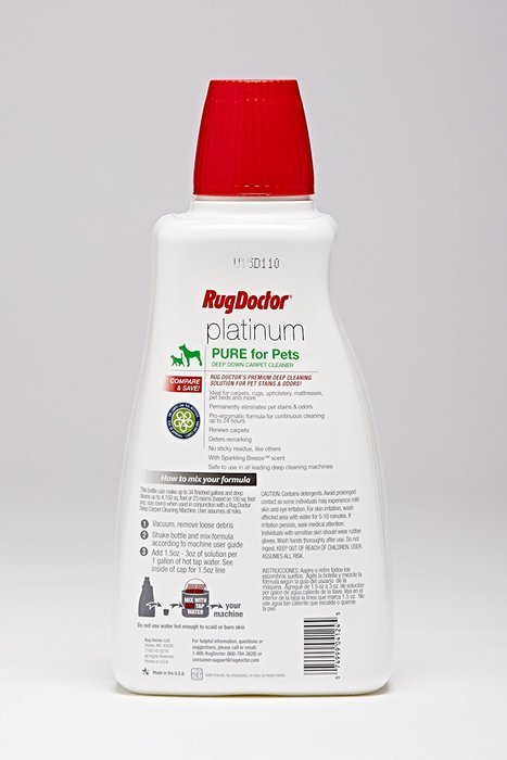 Rug Doctor Platinum Pure for Pets Carpet Cleaner, 52 oz. N2