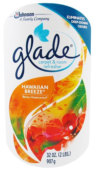 Glade ~ Carpet & Room Refresher 32oz ~ Pack of 2 ~ (Orange - Hawaiian Breeze) N6