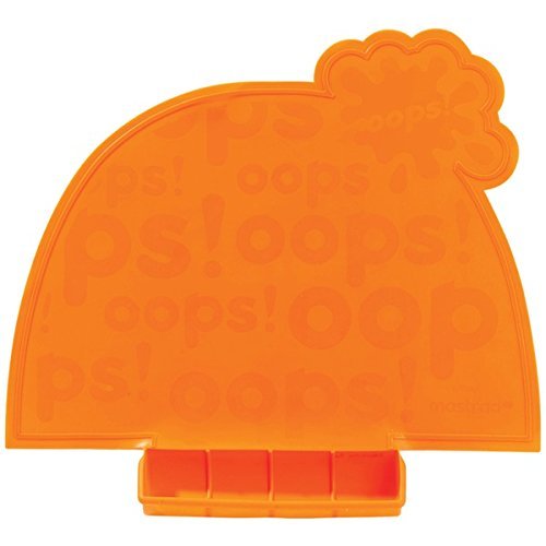 New Mastrad Baby A52809 Orange Lil' Placemat with Roll-up Carrying Pouch