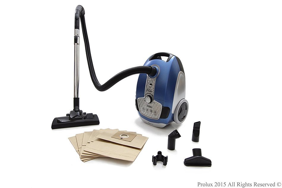Tritan Canister Vacuum HEPA Sealed Hard Floor Vacuum Color: White N9