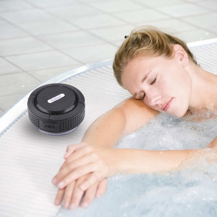 FYEO Waterproof Bluetooth 3.0 Speaker, 5 Watt Outdoor Sports Portable Rugged Shockproof Mini Wireless Shower Speaker... N6