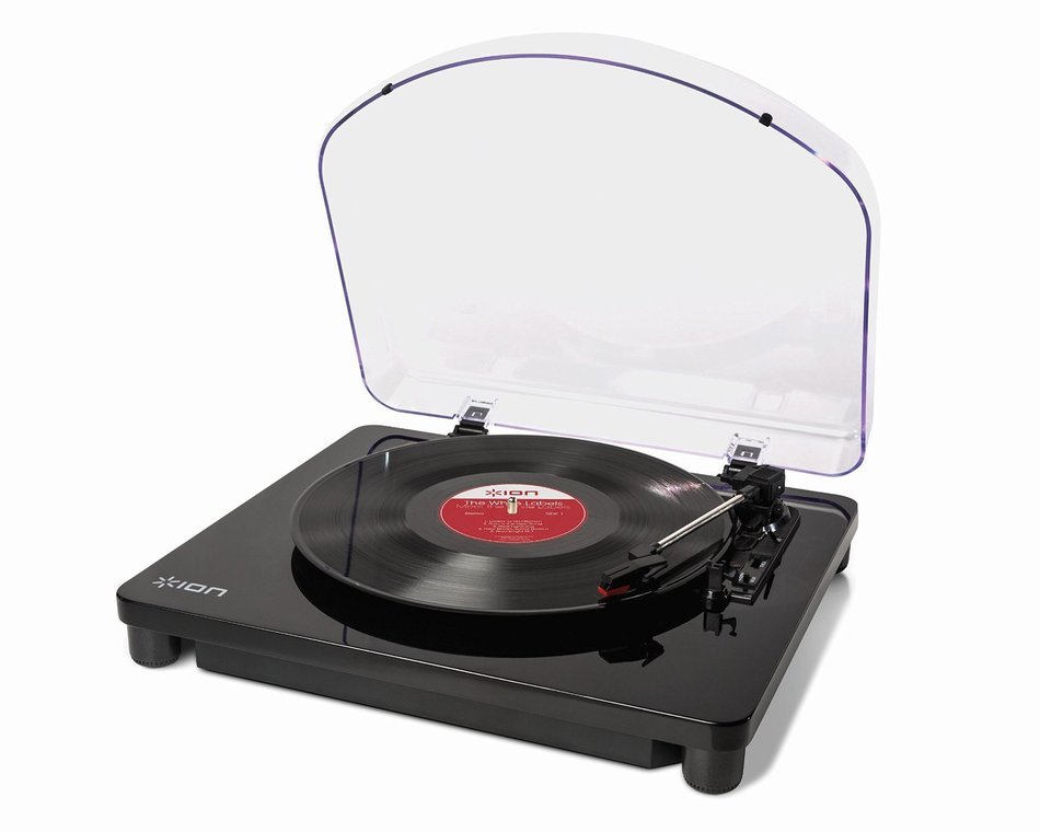 ION Audio Classic LP | 3-Speed USB Conversion Turntable for Mac & PC with Hinged Dust-Cover N3