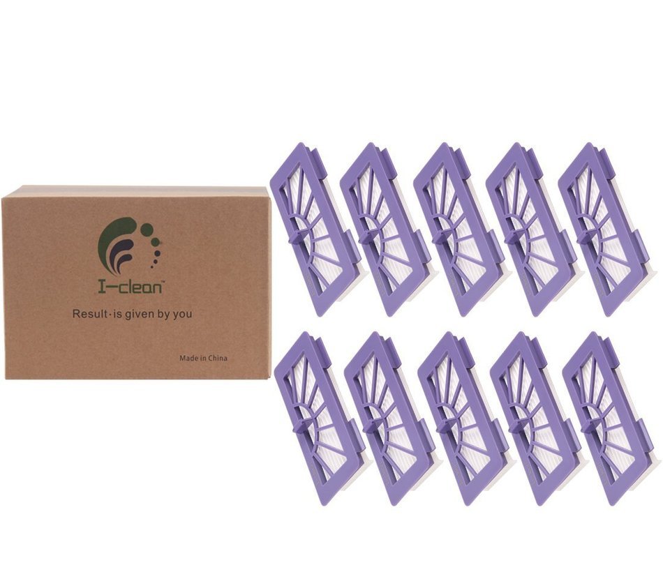 I-clean10 Pack Replacement Neato Filter for XV-21 XV Signature XV Signature Pro XV-11 XV-12 945-0048 XV-15 Neato...