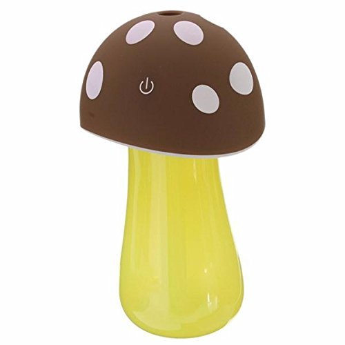 Mushroom Humidifier Aroma LED Air Diffuser Purifier Atomizer OE USB Lamp Household Office Water Purification N8