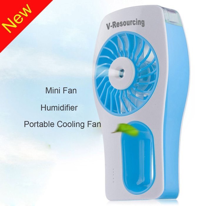 V-Resourcing Multifunction Handheld USB Mini Misting Fan,Rechargeable Portable Mini Humidifier Cooling Fan for... N10