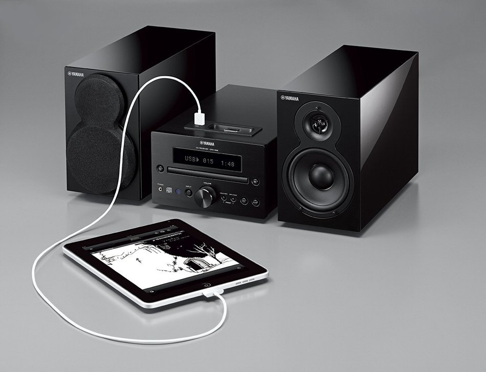 Yamaha MCR-332BL Micro Component System (Black) N4