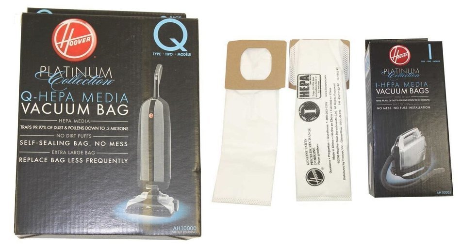 Hoover AH10000 Platinum Type-Q HEPA Vacuum Bag, 2 Count N2