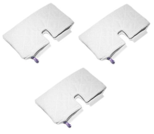 Astar &reg; Rectangle Microfiber Pad for Shark Pocket Steam Mop S3550 S3501 S3601 S3901 (2) N3