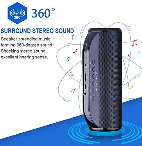 GTT Wireless NFC CSR 4.0 Bluetooth Computer Speakers with Quality Sound Portable Speaker Music Angle Mini and... N2