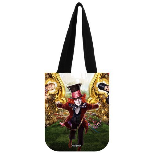 ARTSWOW Alice in Wonderland Custom Canvas Tote Bag (Two Sides) N5