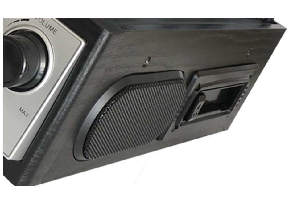 Boytone BT-19DJS-C 3-speed Turntable, 2 Built in Speakers Large Digital Display AM/FM, Cassette, USB/SD/AUX/MP3...