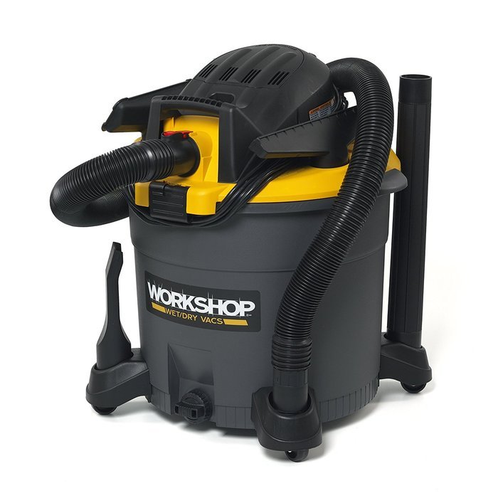 WORKSHOP Wet Dry Vac WS1400CA High Power Wet Dry Vacuum Cleaner, 14-Gallon Shop Vacuum Cleaner, 6.0 Peak HP Wet... N8