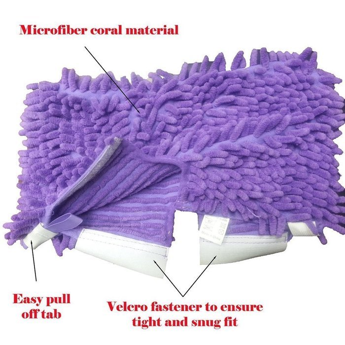Washable Replacement Cleaning Mop Pads for Shark Steam Mop Pocket Microfiber Pads for S3500 series, S3601 and... N4