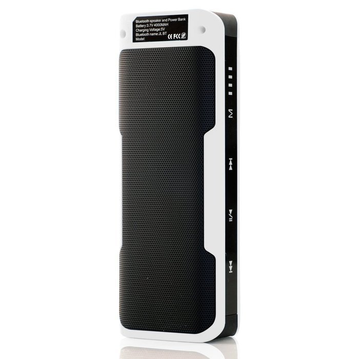 Newest Portable Dual Bluetooth Wireless Speaker w/ith 4000mah Power Bank Speaker Stereo USB TF Card for Iphone6s... N11