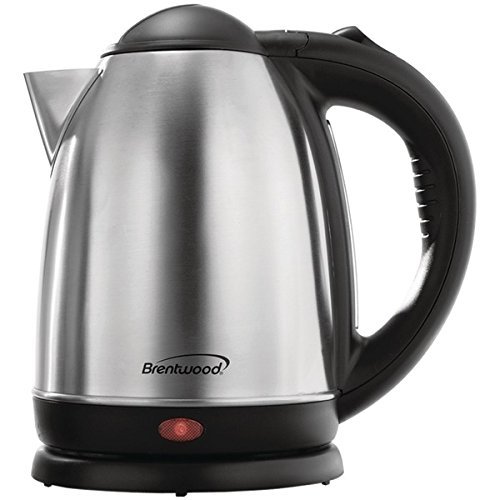 New Brentwood Kt-1790 1.7-liter Stainless Steel Electric Cordless Tea 