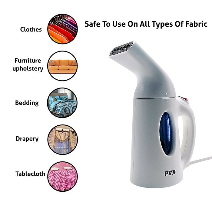 Pax Portable Fabric Steamer, New Design Powerful, 4.7 oz Capacity, Travel And Home Handheld Garment Steamer, 60... N5