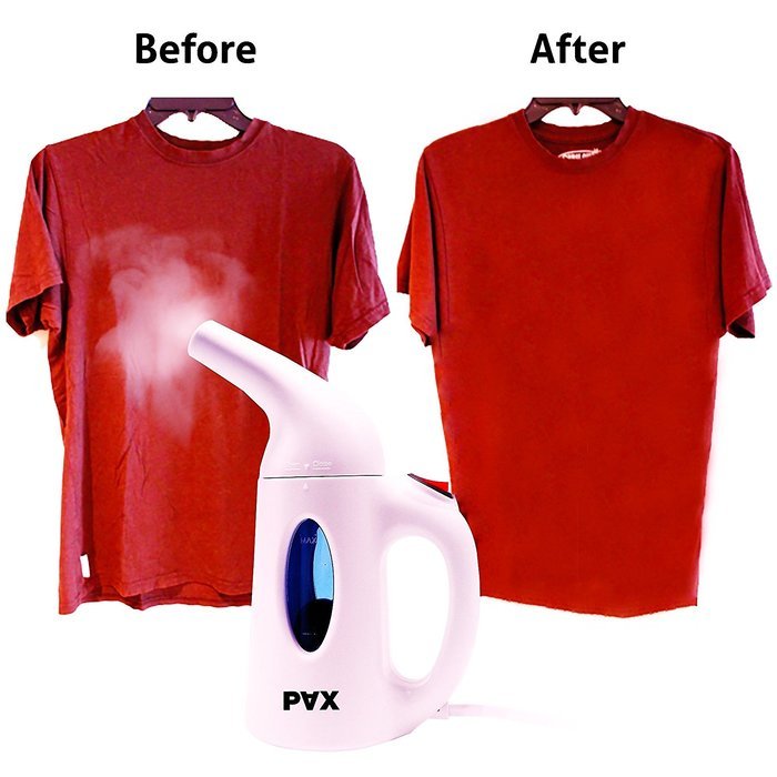 Pax Portable Fabric Steamer, New Design Powerful, 4.7 oz Capacity, Travel And Home Handheld Garment Steamer, 60... N6