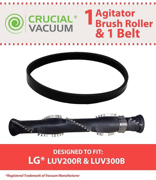 LG LUV200R Agitator Vacuum Cleaner Brush Roller & Belt Fits LG Upright Vacuum Cleaner Models LUV200R, LUV300B,... N2