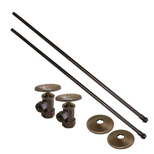 Plumbest S10-36WB Angle Lavatory Supply and Stop Kit, Old World Bronze by Jones Stephens