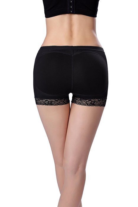 Women Lace Padded Seamless Butt Hip Enhancer Shaper Panties Underwear N8