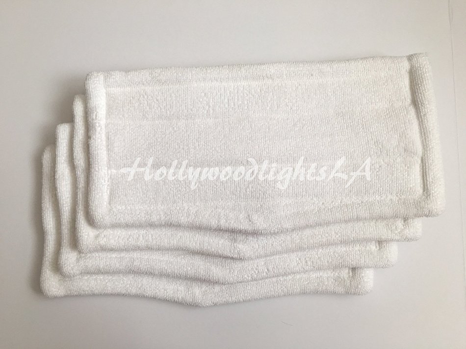 4 Replacement Microfiber Pads Compatible with Shark Steam and Spray Model SK435 SK410 SK460 SS460WM SK140 SK115