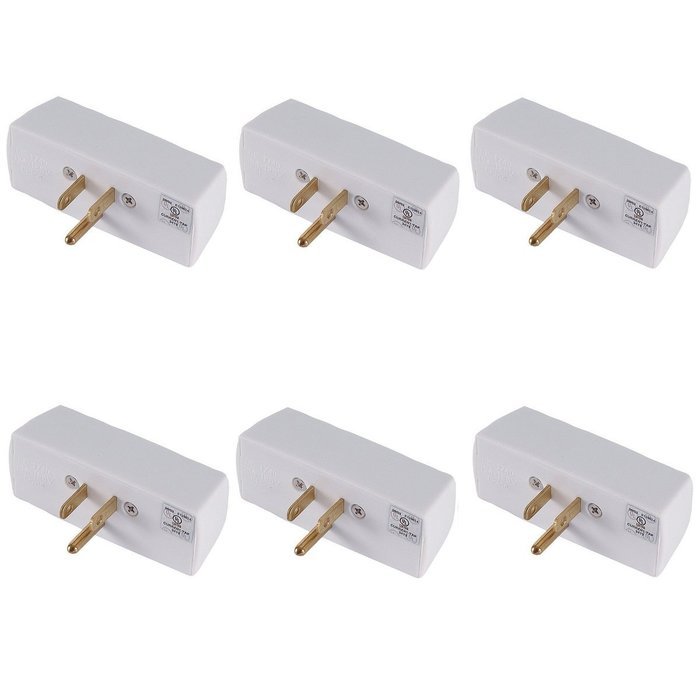 GE 52203 Grounding Triple Tap, White N2