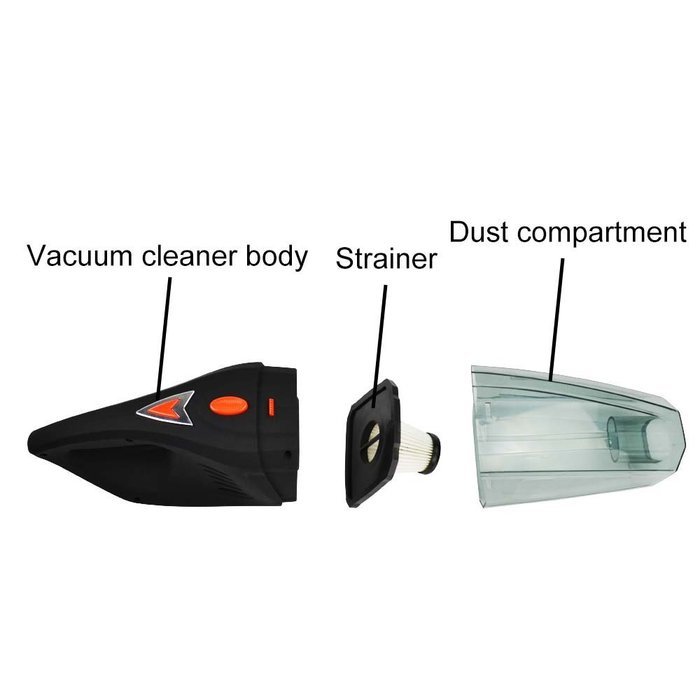 BESDI 12V 120W Automotive Wet Dry Amphibious Portable Mini Car Vacuum Cleaner Handheld Cleaner Dustbuster Wire... N8
