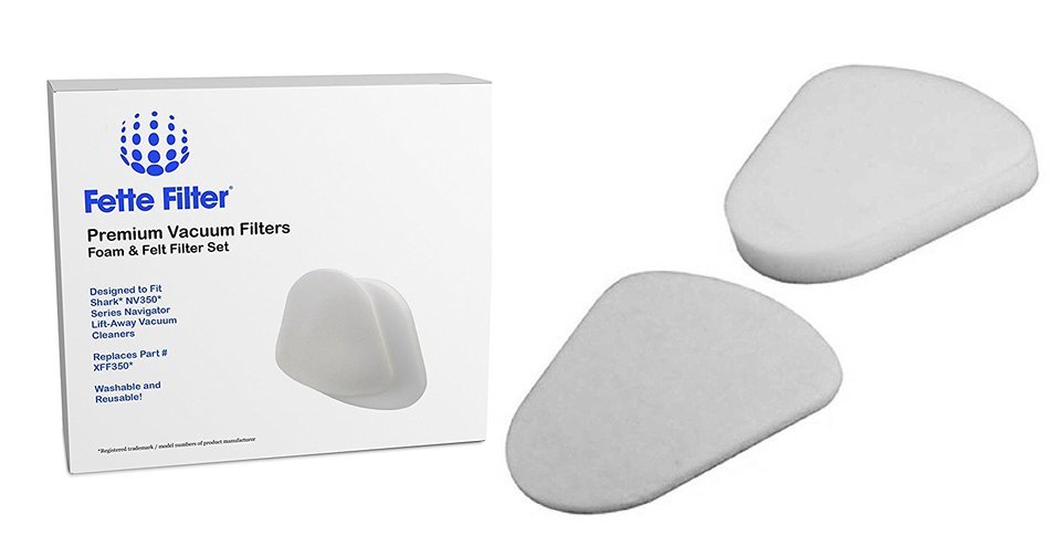 Shark XFF350 Navigator Lift-Away NV350, NV351, NV352 NV355, NV356, NV356E, NV357, UV440 Replacement Filter Set...