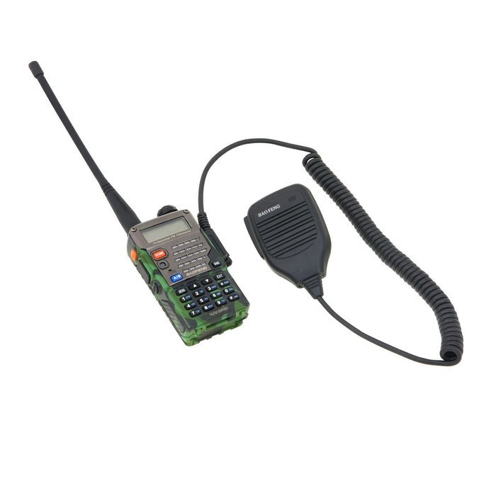 Speaker - Baofeng UV-5R UV-5RA UV-5RE UV-5R PLUS Microphone Speaker hand-held microphone Corresponds to the transceiver... N4