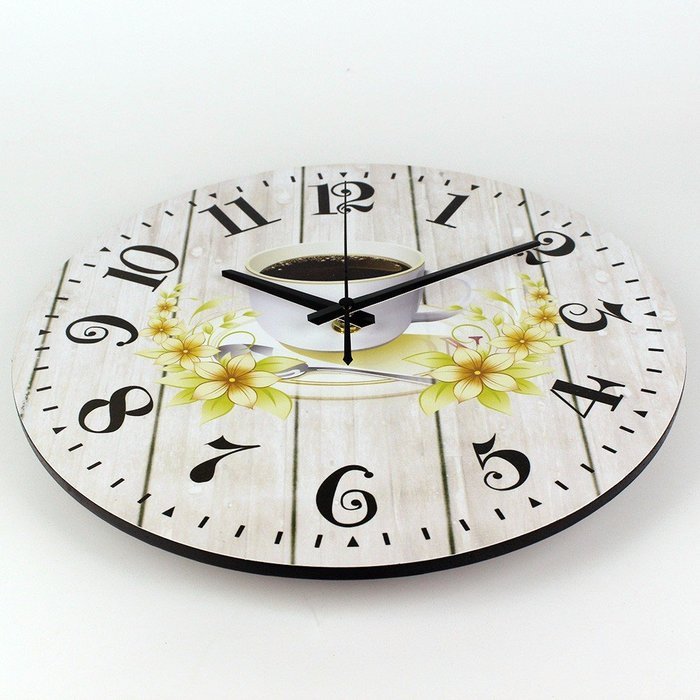 Modern Kitchen Wall Clock Creative Design The Coffee Decorative Wall Clock More Silent