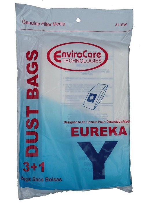 9 Eureka Electrolux Allergy Type Y Vacuum Bags + 3 Filter, Boss, Commercial Upright, Excalibur Vacuum Cleaners... N2