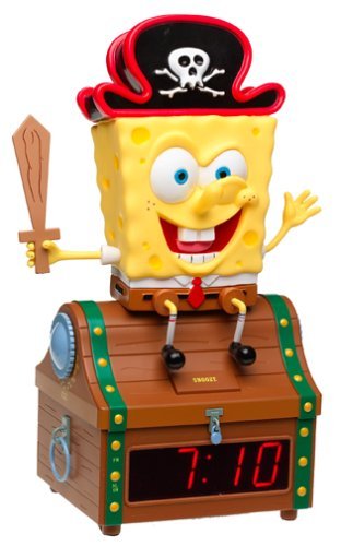 POLYCONCEPT USA SPONGEBOBCLOCK CLOCK RADIO N2
