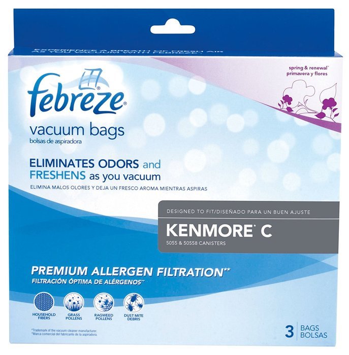 Febreze Kenmore C Replacement Vacuum Bag, 3-Pack