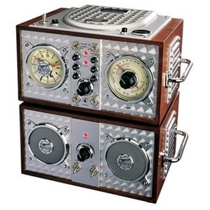 Spirit Of St. Louis Wooden Alarm Clock CD Radio N2