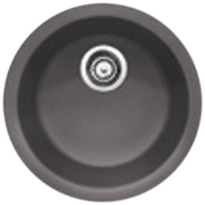 Blanco 518911 Silgranit II Rondo Bar Sink, Cinder by Blanco