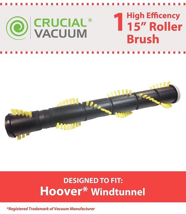 1 Hoover WindTunnel Replacement 15" Agitator Roller Brush Fits Hoover WindTunnel, PoweRunabout, Spirit, Hush Bagless...