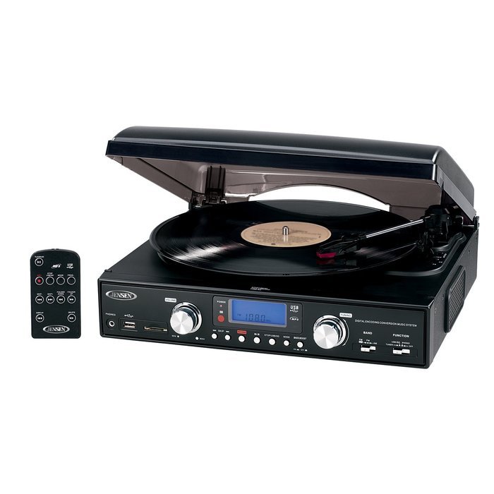 3-Speed Stereo Turntable with MP3 Encoding System