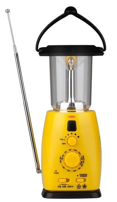iRonsnow IS-049 Solar Hand Crank Dynamo Emergency LED Camping Lantern Flashlight with FM AM Radio, 500mAh Backup... N4
