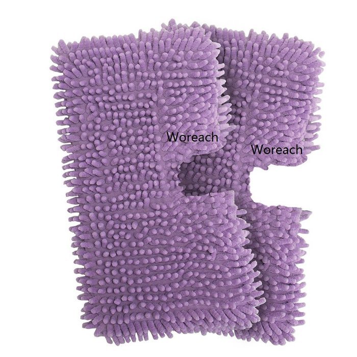 Woreach Shark Steam Pocket Mop Microfiber Cleaning Pads For S3500, S3550, S3601 and S3901 - 2Pcs Pads For Shark... N8