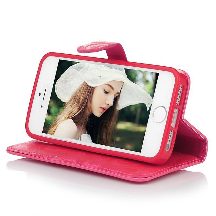 iPhone SE Case, iPhone 5/5S Case,YOKIRIN Stand Wallet Premium PU Leather with Handmade Flowing Glitter Liquid... N31