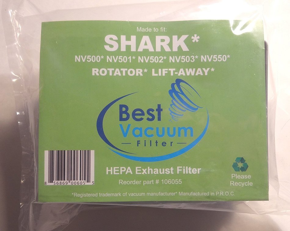 Shark NV500 HEPA, Foam & Felt Filter Set, Fits Rotator Professional Lift-Away NV500, NV501, NV502, NV503, Vacuums... N2