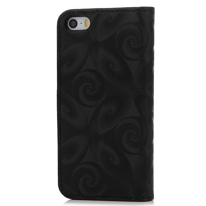 iPhone SE Case, iPhone 5/5S Case,YOKIRIN Stand Wallet Premium PU Leather with Handmade Flowing Glitter Liquid... N36