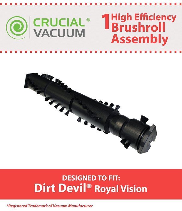 1 Dirt Devil Royal Vision Replacement Brushroll; Fits Vision Swivel Glide Bagless, Vision Turbo & Vision Wide...