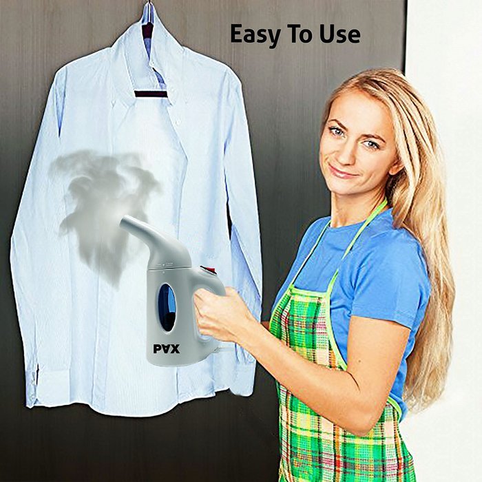 Pax Portable Fabric Steamer, New Design Powerful, 4.7 oz Capacity, Travel And Home Handheld Garment Steamer, 60... N7