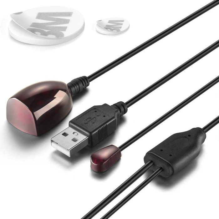 IR Infrared Remote Control Extender Repeater Cable (10 Feet) - IR Signal Receiver & IR Emitter Blaster Extension... N3