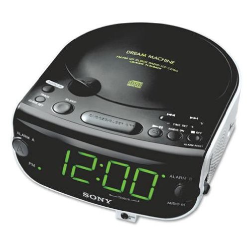 Sony ICF-CD815 AM/FM Stereo CD Clock Radio with Dual Alarm (Discontinued by Manufacturer)