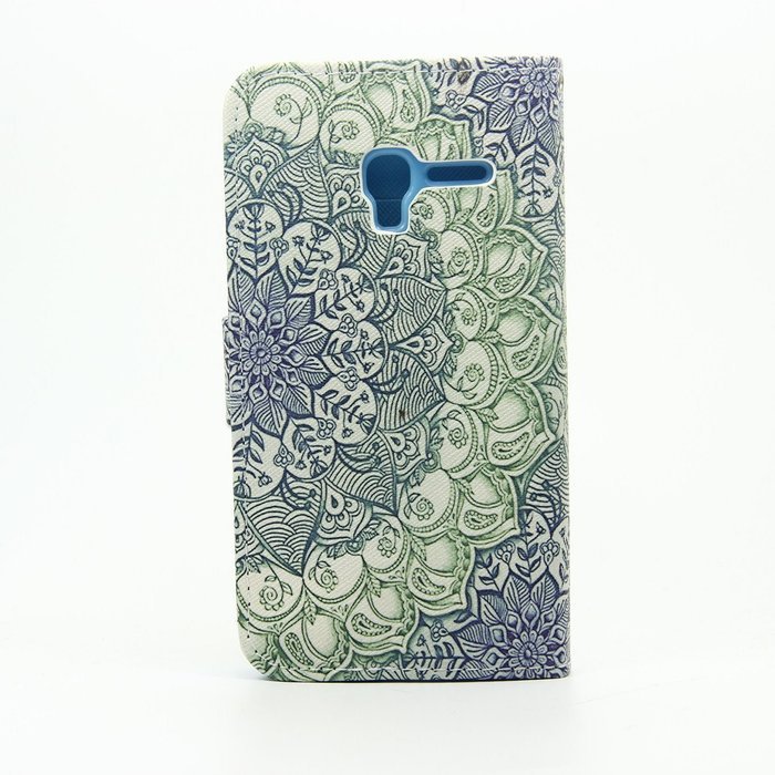 Alcatel One Touch Pop 3 Case,ikasus Colorful Painted Premium PU Leather Fold Wallet Pouch Case Flip Stand Credit... N22