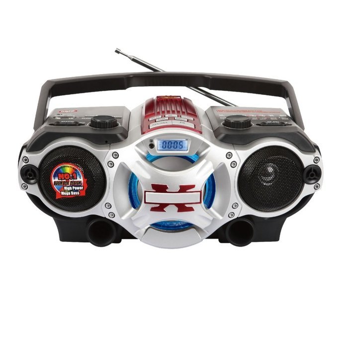 Supersonic SC-1495BT Portable Audio System w/Bluetooth/AM/FM/SW 1-2/USB/SD/MicroSD/AUX-In