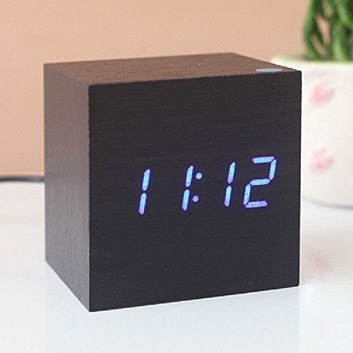 XJoel Powered Digital LED Desk Alarm Clock with Thermometer N2